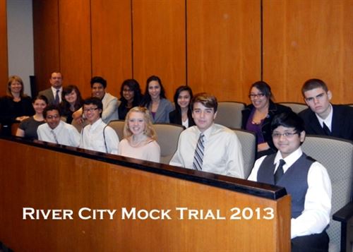 River City Mock Trial 2013 team photo